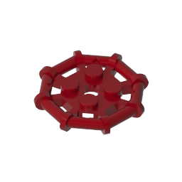 正版高砖积木零件GDS-1075配件2x2 带八边框板兼容75937-30033散