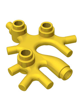 正版高砖积木零件GDS-90036配件植物茎叶 珊瑚海藻兼容小颗粒拼插