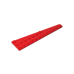 正版高砖积木零件GDS-708配件12x3 楔形板左兼容47397小颗粒拼插