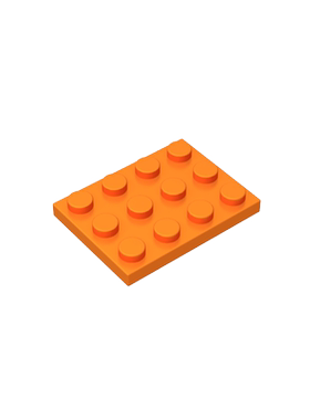 正版高砖积木零件GDS-90196配件3*4板兼容小颗粒MOC拼插散件