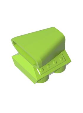 正版高砖积木零件GDS-1355配件2x2 引擎进气口兼容50943小颗粒MOC