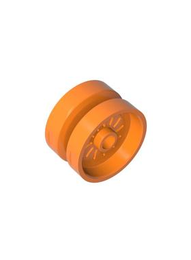 正版高砖积木零件GDS-1490配件轮毂兼容18976小颗粒MOC拼插散件