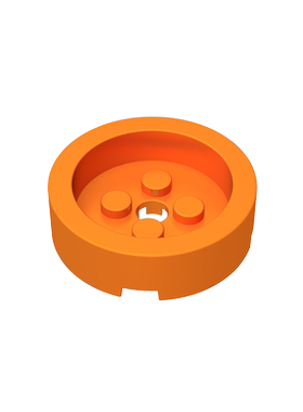 正版高砖积木零件GDS-90091配件4x4兼容68325小颗粒MOC拼插散件