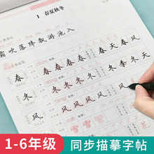 一年级字帖二年级语文同步三四五六年级上下册写字帖人教版练字本小学生正楷初学者儿童钢笔楷书临摹每日一练