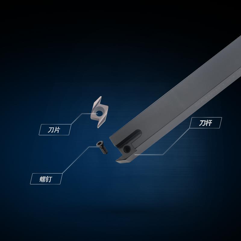 走心机SABSR刀杆切断切槽刀杆浅槽刀杆数控车刀杆切断车刀杆 KTKF