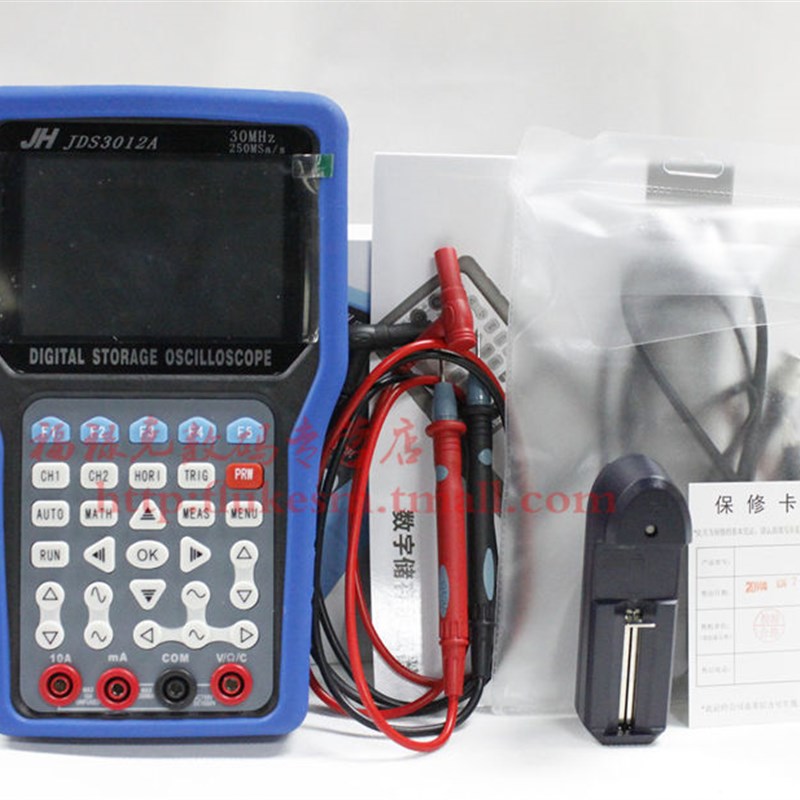 手持示波器JDS3012A,信号发生器/数字存储/万用表/记录仪