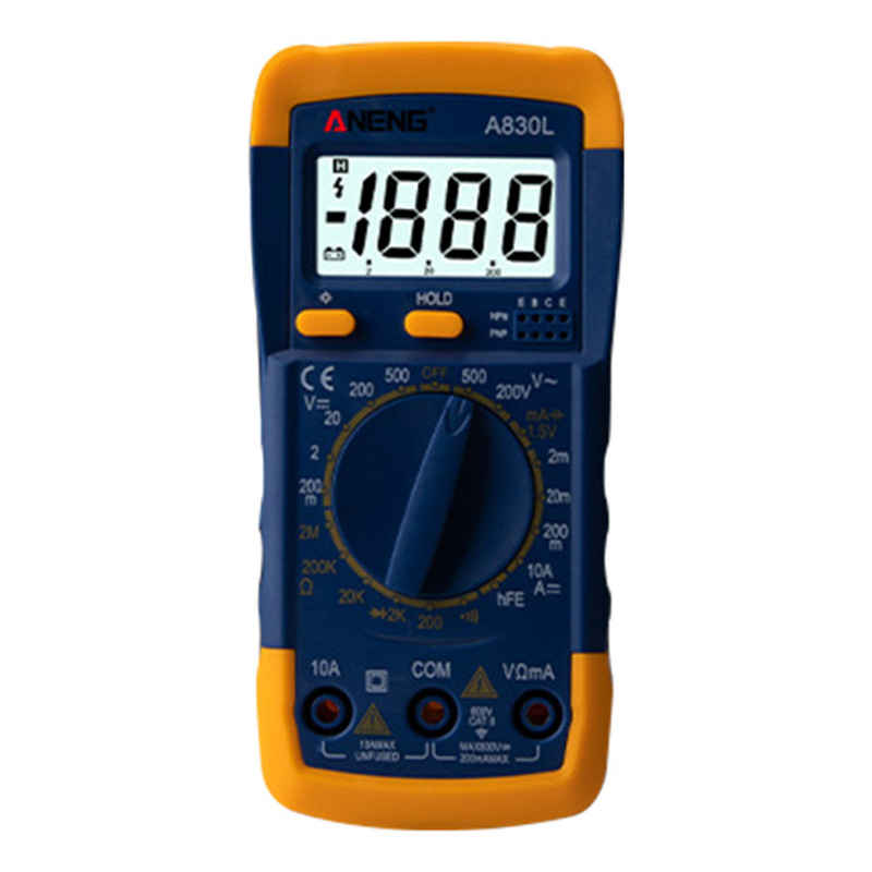 A830L万用表 手持式数字万用表 高精度数显表830B 电流表 电压表