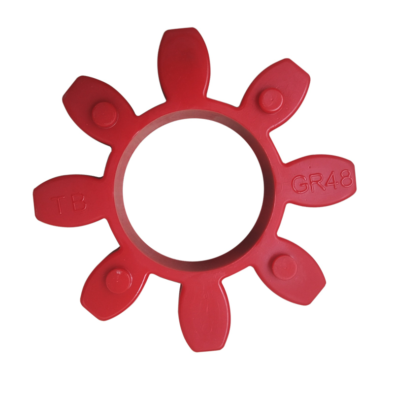 星型联轴器梅花缓冲垫子GR19/24/28/38/42/4855六八角弹性体垫子