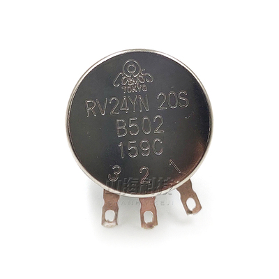 RV24YN20S B502 5K 单圈碳膜电位器 可调电阻 变频器调速开关旋钮