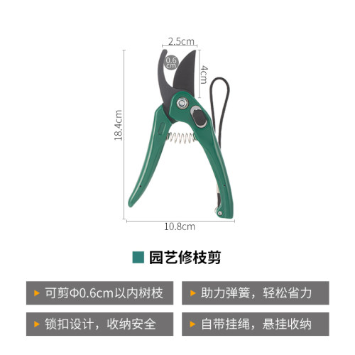 日本ECHO园艺剪刀园林修枝剪果树剪树枝花艺花剪家用盆景花卉剪刀