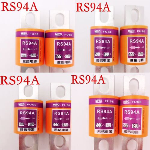 茗熔螺栓连接式快速熔断体RS94A/B/C/D/G 500V50A63a80A100A-300A