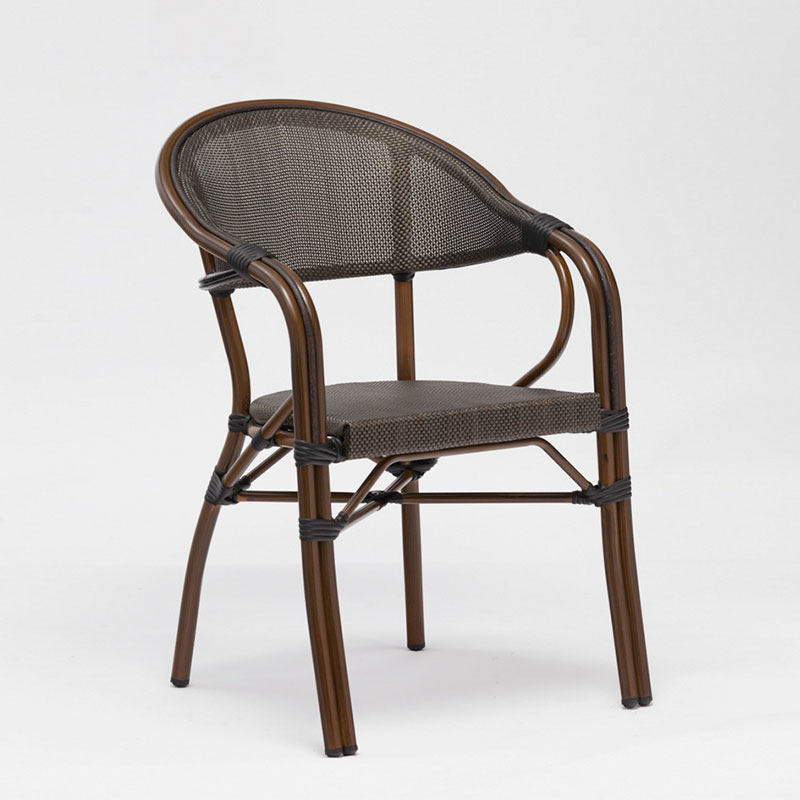 户外桌椅藤椅单椅子藤编三件套奶茶店露天庭院商用休闲阳台网布