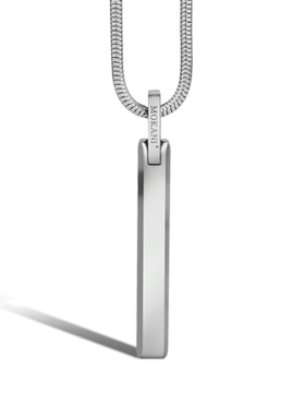 MOKANI潮牌简约时尚钨金刻字项链