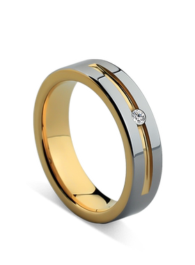 MOKANI潮牌时尚钨金戒指男士