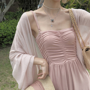 仙仙的上衣防晒开衫薄款外套新款女夏雪纺衫衬衫外搭空调衫