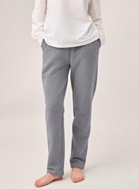 onrays|100%新疆长绒棉加绒加厚内里保暖卫裤女士窄脚运动裤