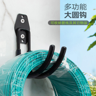 水管挂钩滑板承重墙壁重物收纳免打孔挂勾展示架头盔大挂钩置物架