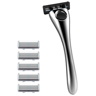 德国进口阿帕齐6层手动剃须刀男士刮胡刀手动阿帕奇剃须刀片六层