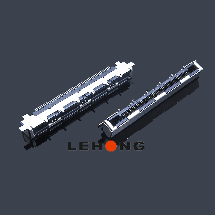 乐鸿精密LVDS连接器41P/51P贴片座子4K液晶屏线接口I-PEX接插件