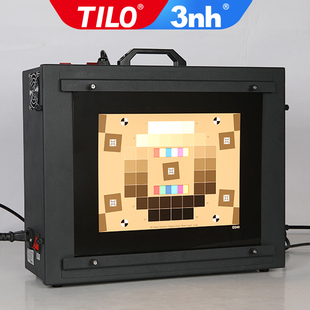 3nh透射灯箱DNP灰度箱6500K高照度镜头内窥镜测宽动态标准光源箱