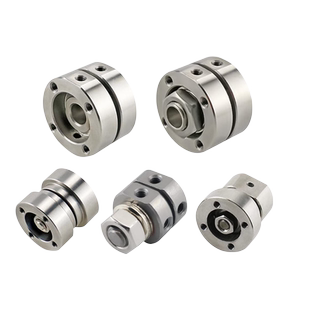 不锈钢旋转圆盘阻尼铰链合页圆柱形圆轴阻尼器任意停可调节转轴