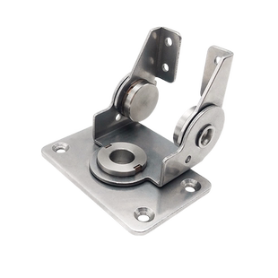 双轴扭矩铰链阻尼合页随意停转轴收银结账监控操作台支架HFK76-70