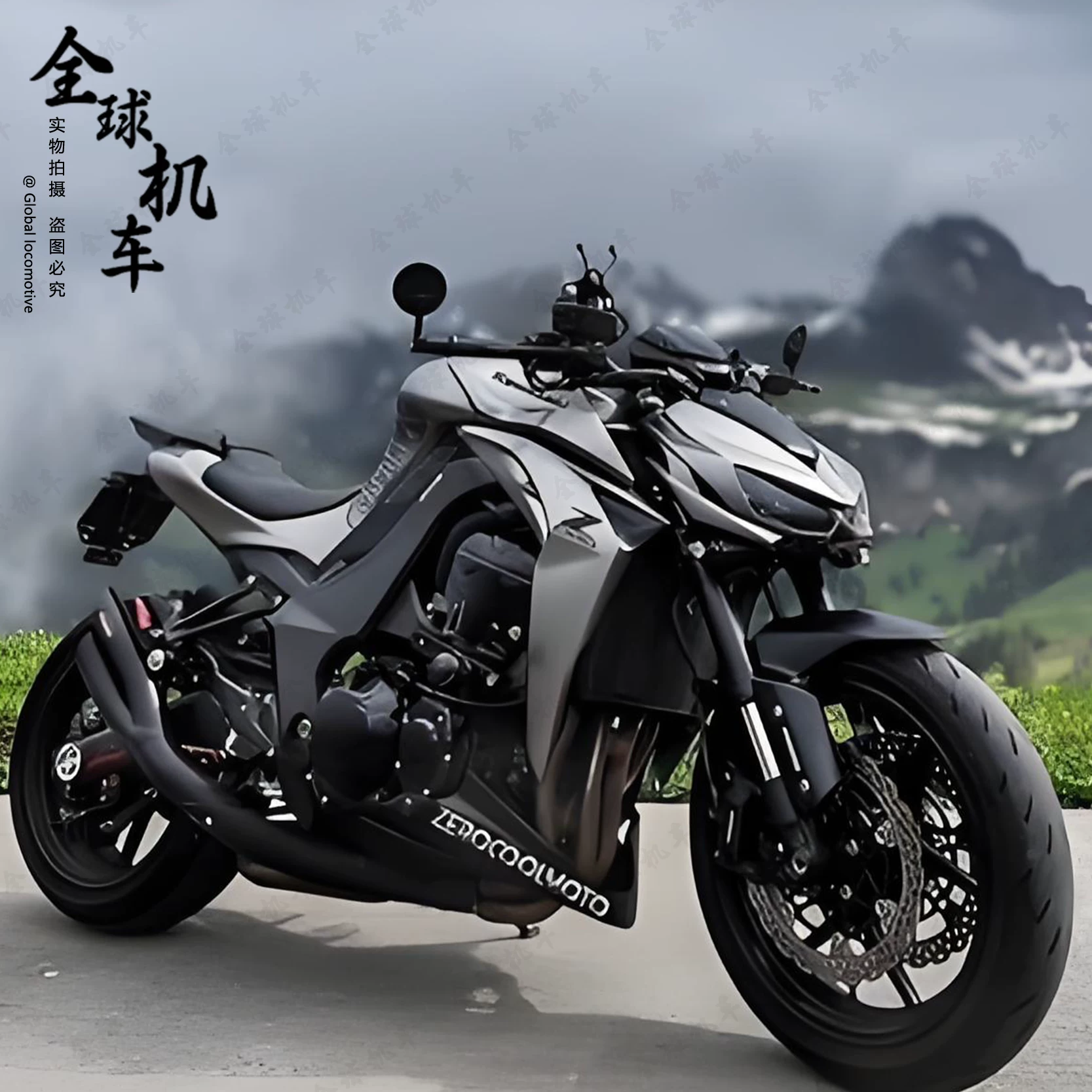 Новая Guo Four N19 Большой Питон 400cc уличная машина Двойной цилиндр Водяной холодный Выметание Импорт Z1000 тяжелый автомобиль может быть доступен
