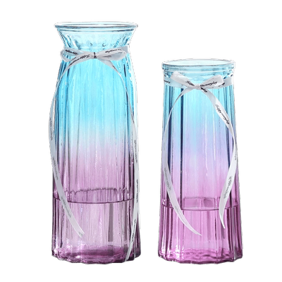 特大号玻璃花瓶透明水养富贵竹