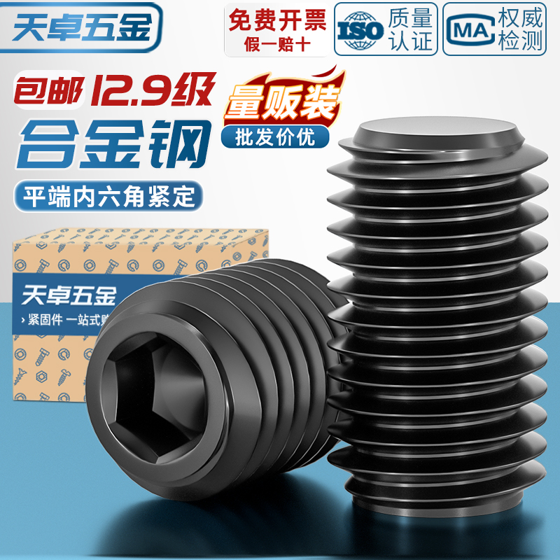 【全网热销】12.9级平端紧定螺丝