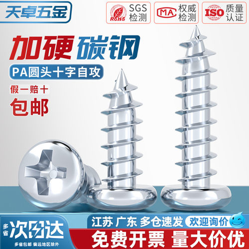 【全网热销】铁镀锌圆头自攻螺丝