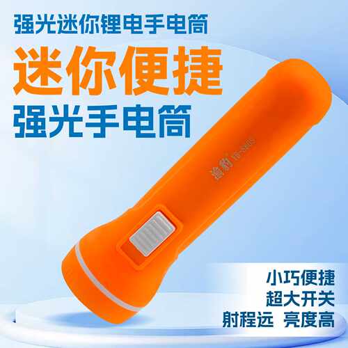 LED手电筒小型户外家用两档便携充长续航强光爆亮远射手电筒