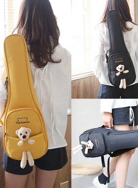 23寸尤克里里琴包 ukulele便携双肩背儿童可爱背包乌克丽丽琴盒子