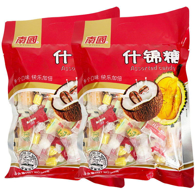 南国什锦糖椰子芒果糖多口味糖果