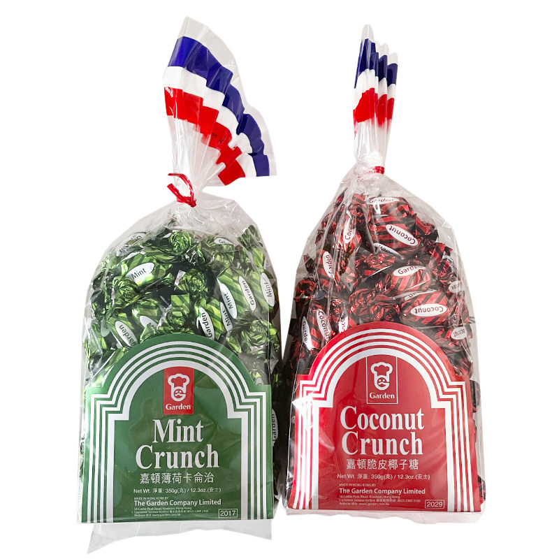 港版嘉顿利是糖什锦糖袋装椰子味糖果喜糖利是糖年货送礼休闲零食