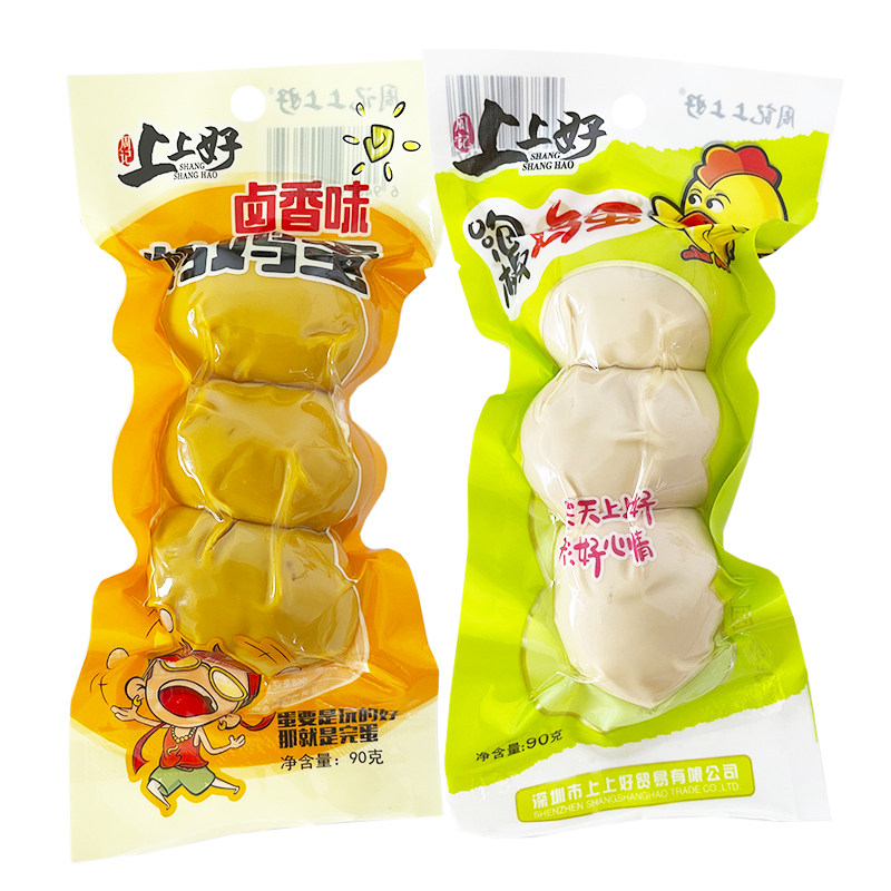 上上好泡椒鸡蛋卤味烤蛋零食小吃