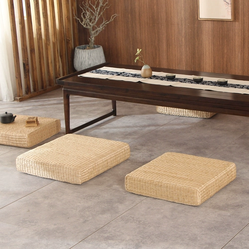 Травяная подушка татами с утолщенным домашним бурным стеклом чайная церемония на коленях сидячая медитационная подушка