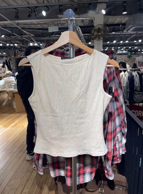 Brandy Girl新款无袖上衣女夏季设计感小众修身外搭bm背心甜辣T恤