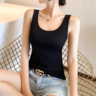 小吊带背心修身美背时尚舒适2025年夏季女薄款百搭款式内搭背心