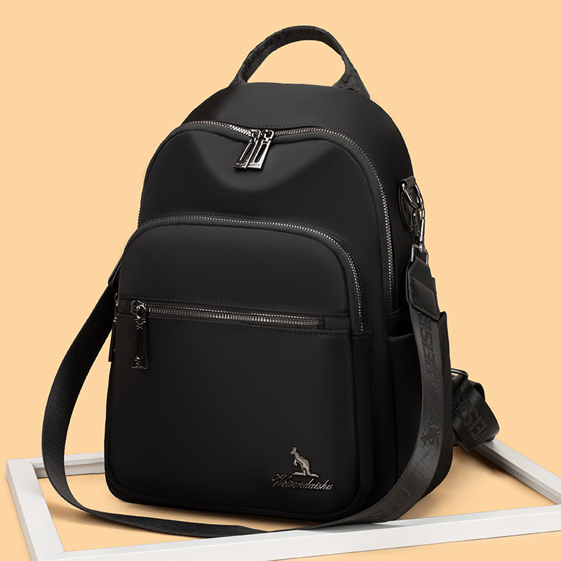 高级感双肩背包女2026新款尼龙防水包大容量时尚百搭耐用旅行书包,箱包皮具/热销女包/男包,双肩背包,淘宝优惠券,粉丝福利购,淘宝优惠卷