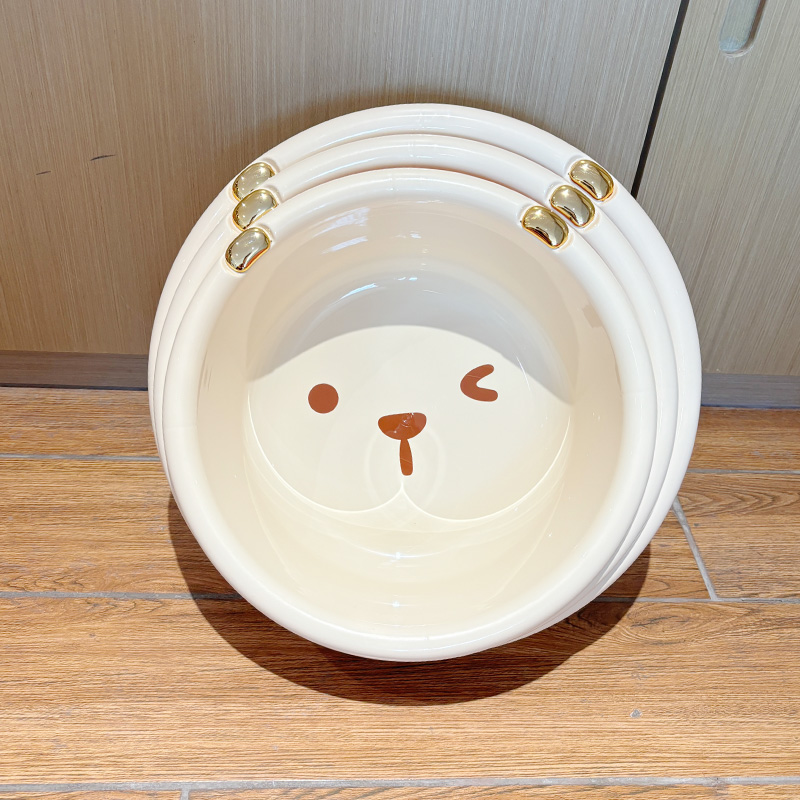 脸盆家用高颜值塑料洗脸面盆学生宿舍用小盆子洗衣服盆水盆洗脚盆