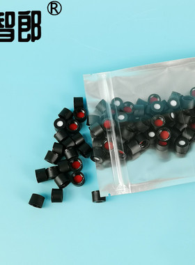 1.5/2ml自动进样瓶盖垫 替代岛津盖垫 螺纹顶空瓶盖垫8-425PTFE硅胶垫 8*1.5mm红色PTFE白色硅胶垫 8-425盖垫