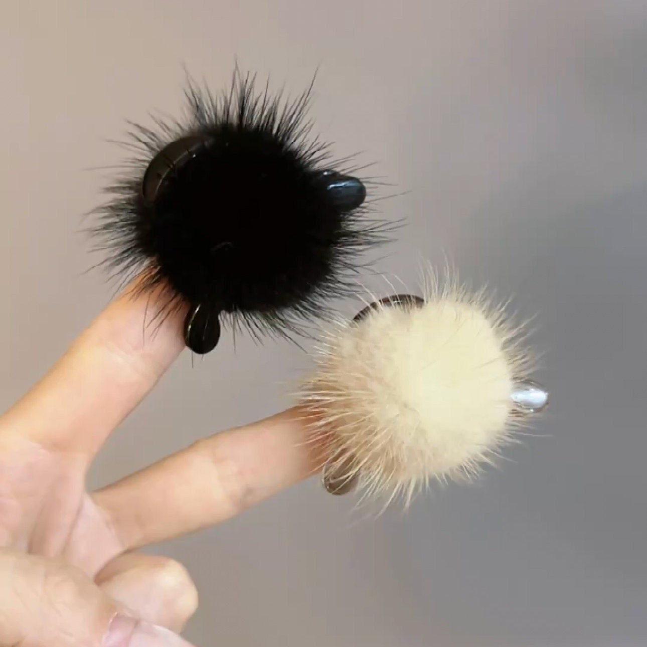 秋冬少女风氛围感水貂毛小抓夹公主头发夹时尚百搭发卡侧边刘海夹,饰品/流行首饰/时尚饰品新,发饰,淘宝优惠券,粉丝福利购,淘宝优惠卷