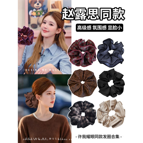 赵露思同款大肠发圈2025新款发绳