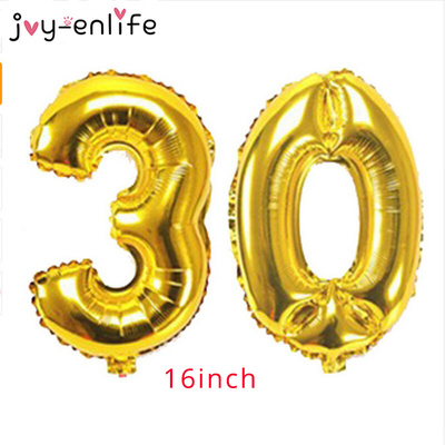 30 40 50 60 Anniversary Balloons Happy Birthday Party Decor