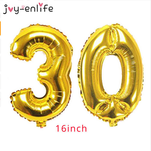 30 40 50 60 Anniversary Balloons Happy Birthday Party Decor