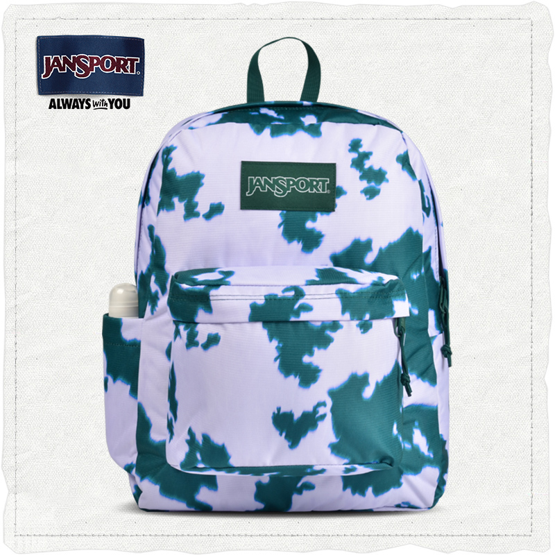 JanSport 杰斯伯 双肩包背包校园书包运动包4QUE系列牛奶纹扎染 箱包皮具/热销女包/男包 双肩背包 原图主图