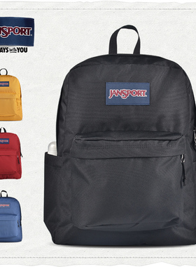 JanSport杰斯伯双肩包官方正品叛逆学院风书包男女款PC背包经典款