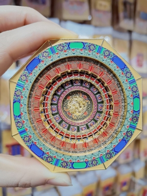 北京御花园千秋亭藻井冰箱贴五层合一磁吸贴故宫旅游纪念品伴手礼