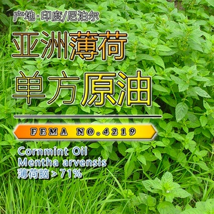 亚洲薄荷原油10mL含脑量大于69%