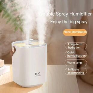 Large Capacity USB Double Spray Humidifier Portable Desk跨境